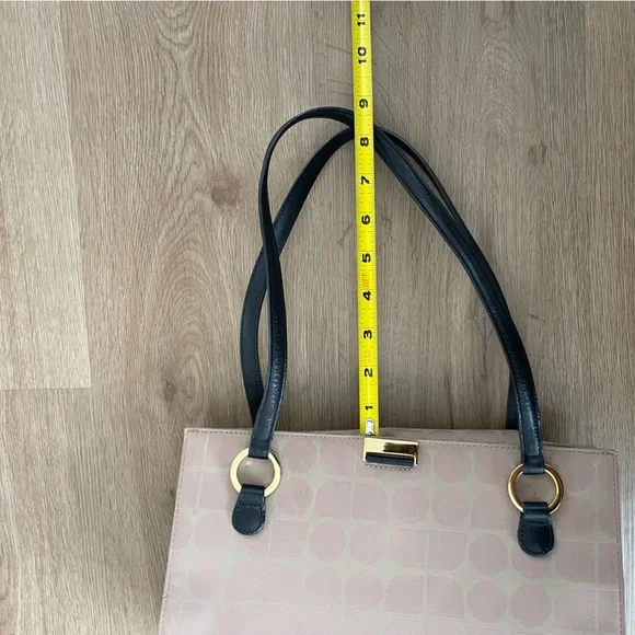 Kate Spade Small Tote Shoulder Bag in Gold and Black with Classic Print - Picture 14 of 14